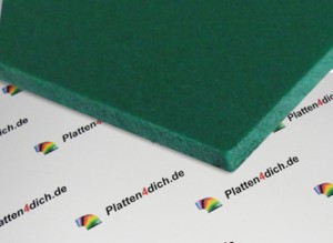 PVC Hartschaumplatte grün